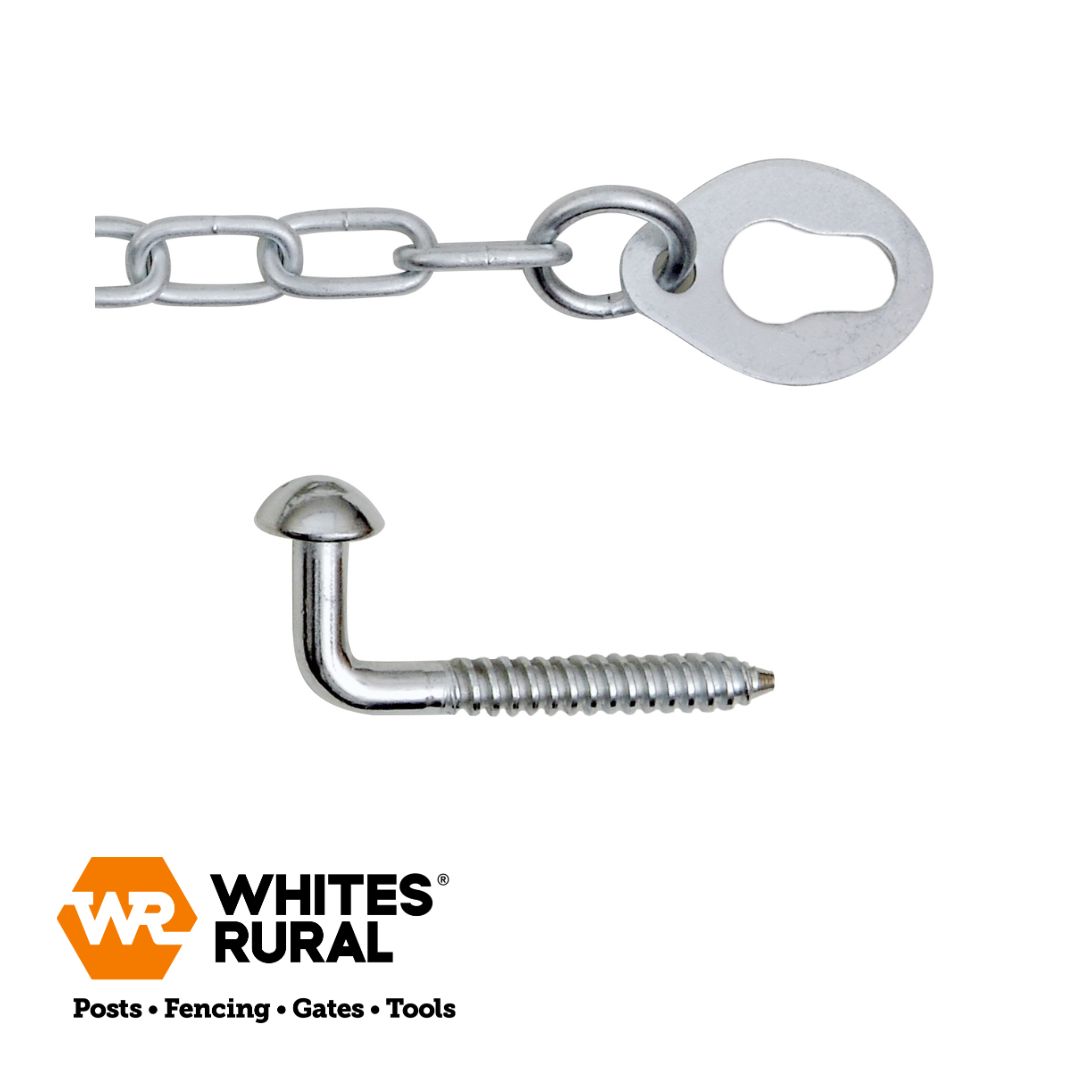 Whites Ring Latch Gate Fitting Set