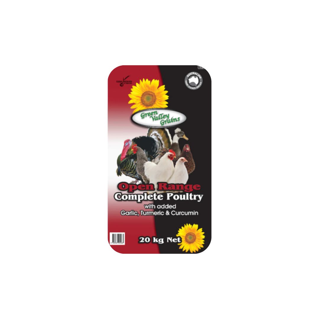 Green Valley Grains Open Range Poultry Mix With Garlic, Turmeric, and Curcumin